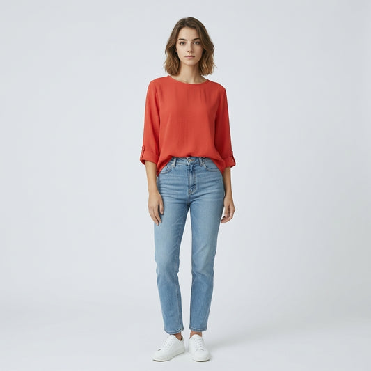 Chemisier rouge