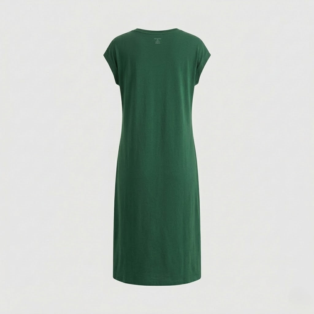 Robe verte en coton