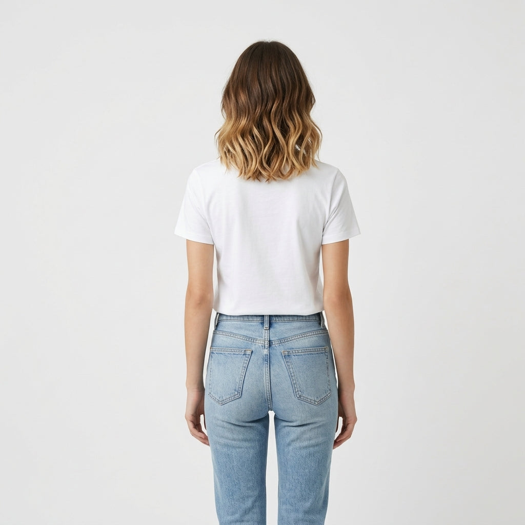 Chemise en coton blanc