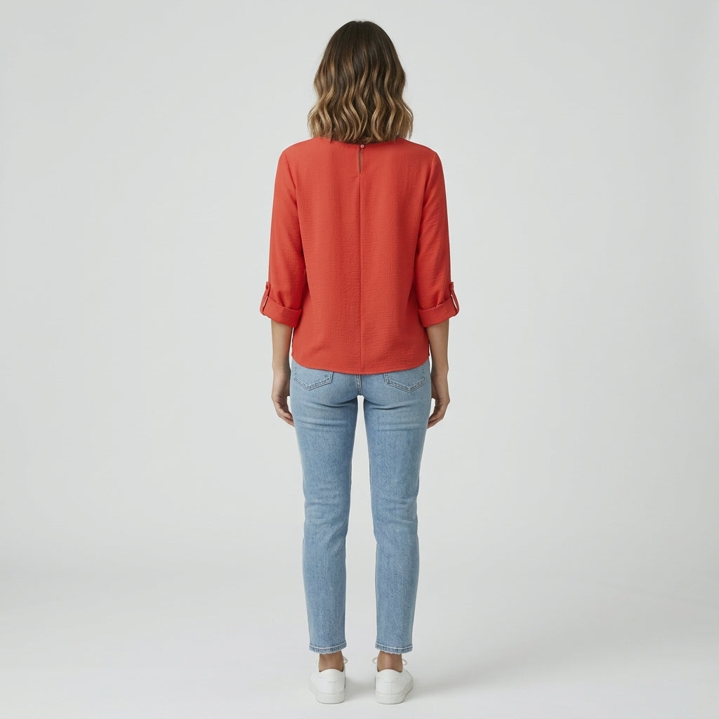 Chemisier rouge