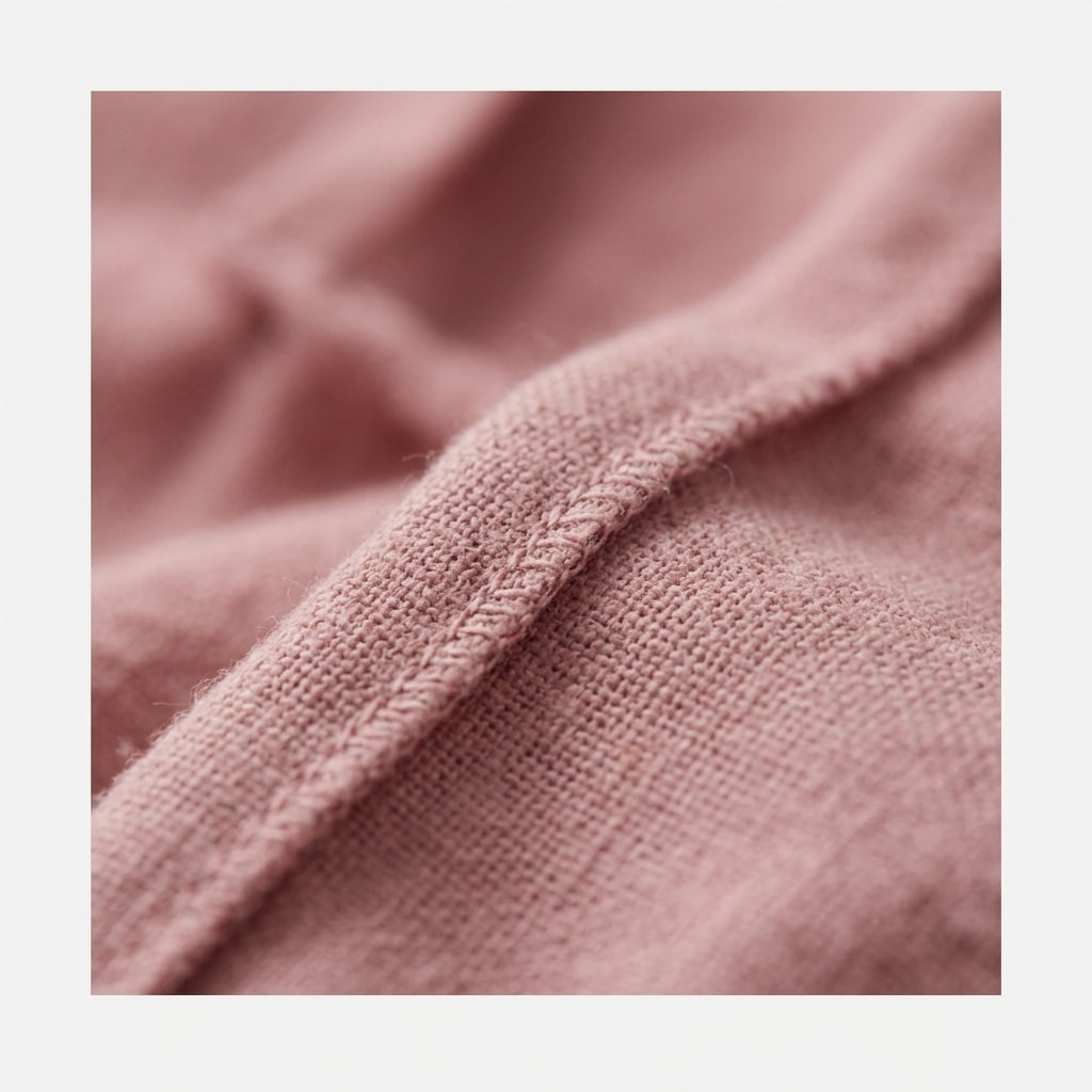 Robe midi rose