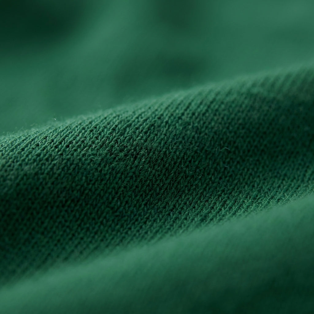 Robe verte en coton